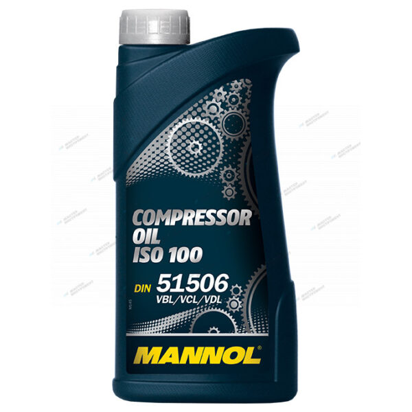 Минеральное масло для воздушных компрессоров MANNOL 2902 COMPRESSOR OIL ISO 100, 1 л MN2902-1