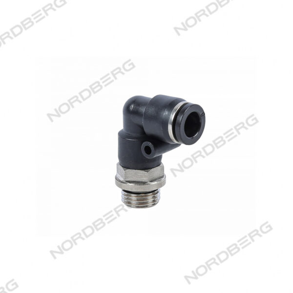 Фитинг угловой трубка 8мм резьба 1/4" QPL8-02
