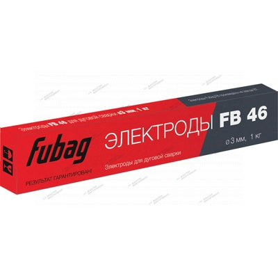 Электрод сварочный с рутилово-целлюлозным покрытием, 1 кг FUBAG FB 46 D4.0 мм