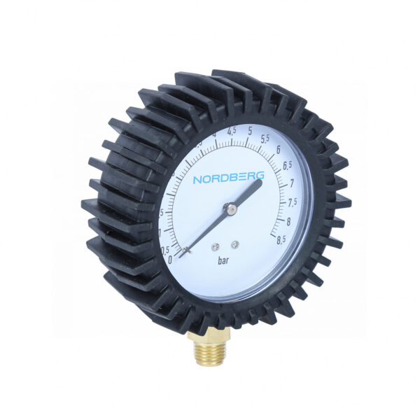 Манометр радиальный, 1/4", 80 мм, 0-8,5 бар, стрелочный Ti61/62#GAUGE