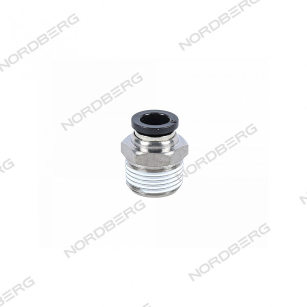 Фитинг прямой трубка 8мм резьба 3/8" QPC8-03