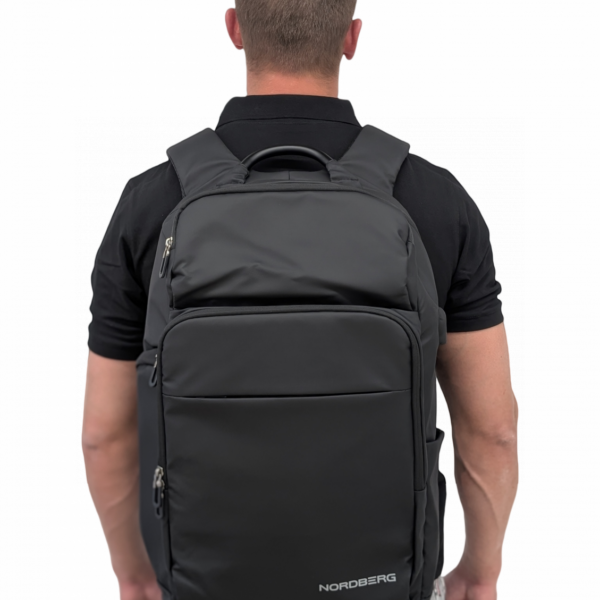 Рюкзак черный с логотипом NORDBERG BAG-7080B