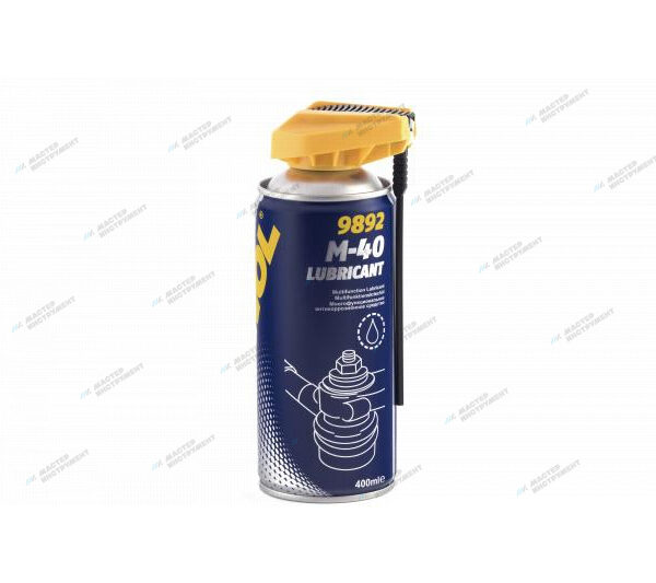 Антикоррозийное очищающее средство с трубочкой MANNOL M-40 LUBRICANT, 400 мл 2470